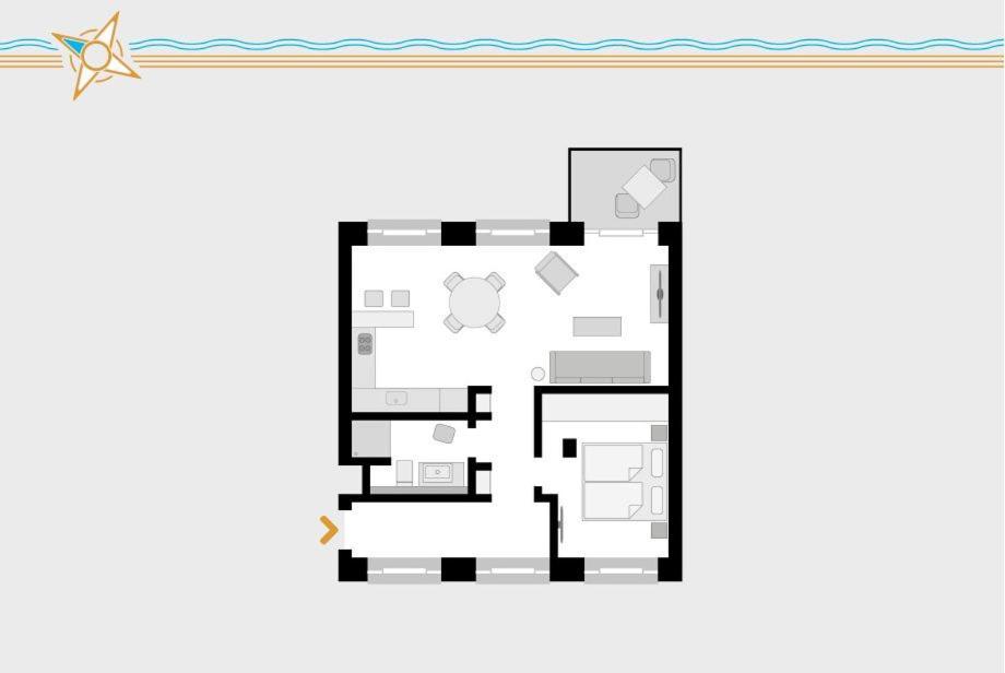 Duenenresidenz Prora - Ferienwohnung Mit Meerblick, 1 Schlafzimmer Und Balkon Np-322 Binz Eksteriør billede